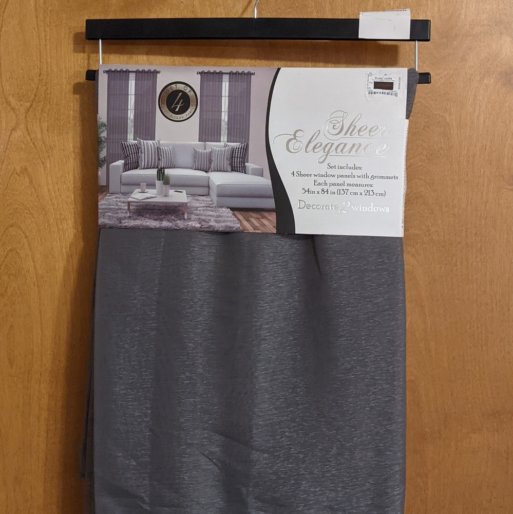 NWT Sheer Elegance Window Panel